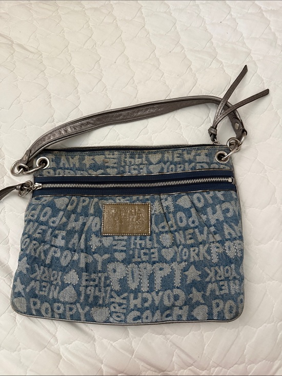 Coach Handbags - COACH POPPY DENIM EST. 1941 SHOULDER BAG